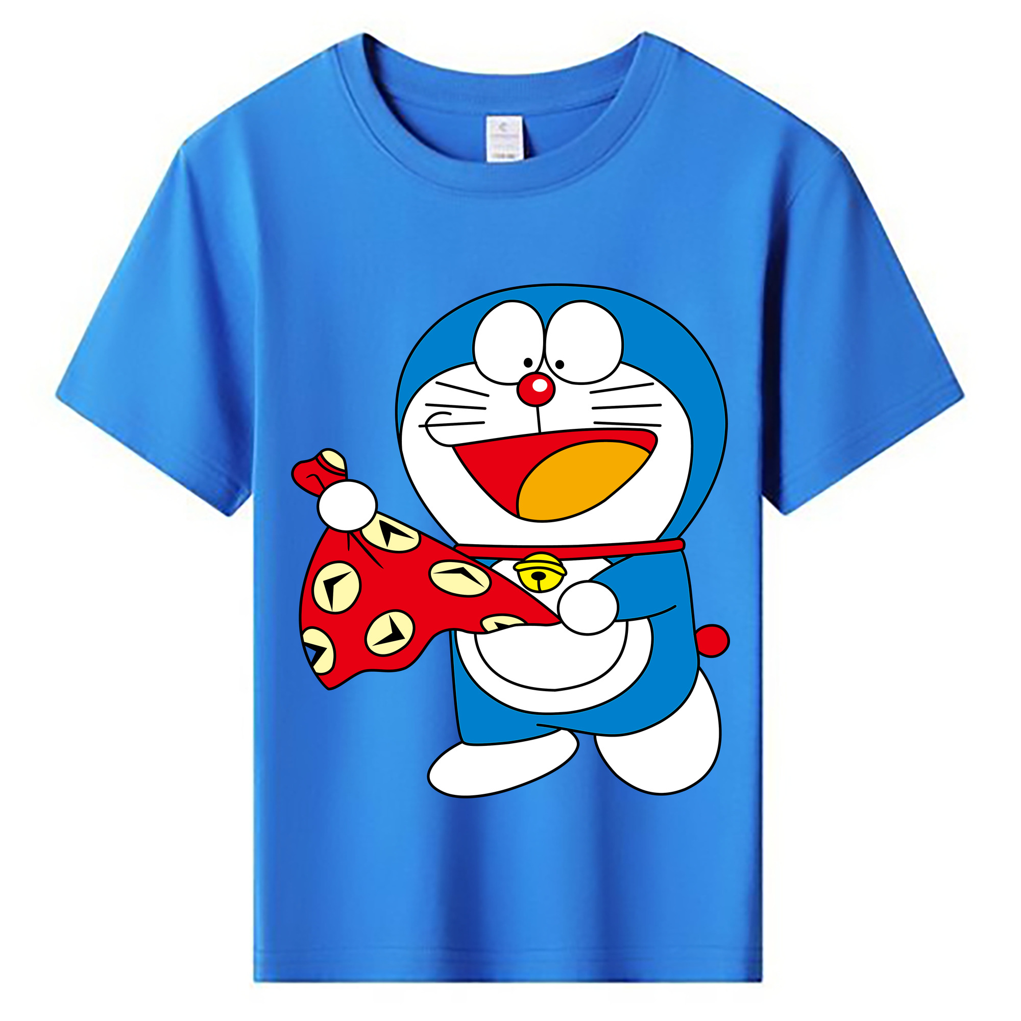 （画像用） ドラえもん Doraemon 綿100％キッズTシャツ（フロントプリント）